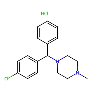 CHLORCYCLIZINE HYDROCHLORIDE structure