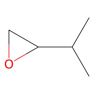 1,2-Epoxy-3-methylbutane structure