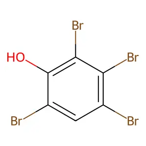 2,3,4,6-TETRABROMOPHENOL structure