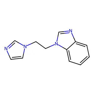 1-(2-imidazol-1-ylethyl)benzimidazole structure