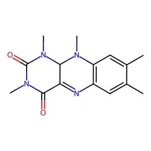 1,3,7,8,10-pentamethyl-10aH-benzo[g]pteridine-2,4-dione structure