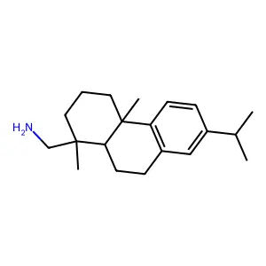 [(1R,4aS,10aR)-1,4a-dimethyl-7-propan-2-yl-2,3,4,9,10,10a-hexahydrophenanthren-1-yl]methanamine structure