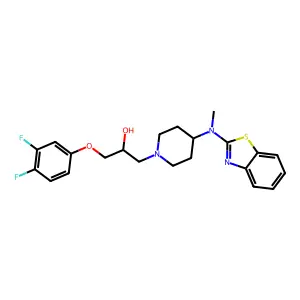 Lubeluzole structure