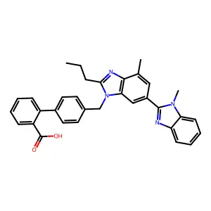 Telmisartan structure