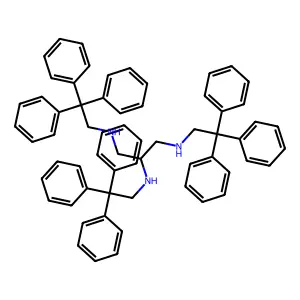 1,2,3-Tristriphenylethylaminopropane structure