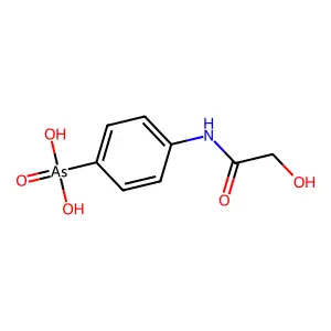 Compound C8H10AsNO5 structure