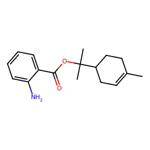 alpha-Terpinyl anthranilate structure
