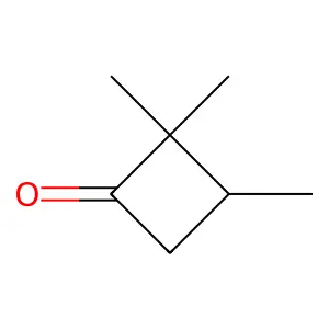 2,2,3-trimethylcyclobutan-1-one structure