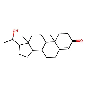 (8S,9S,10R,13S,14S,17S)-17-[(1S)-1-hydroxyethyl]-10,13-dimethyl-1,2,6,7,8,9,11,12,14,15,16,17-dodecahydrocyclopenta[a]phenanthren-3-one structure