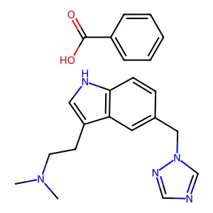 Rizatriptan benzoate structure