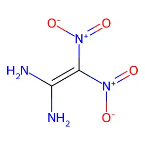 1,1-Diamino-2,2-dinitroethylene structure