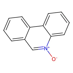 Phenanthridine, 5-oxide structure