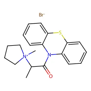 Propyromazine bromide structure