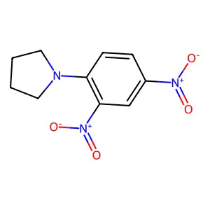 1-(2,4-dinitrophenyl)pyrrolidine structure