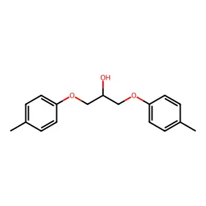 1,3-bis(4-methylphenoxy)propan-2-ol structure