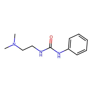 1-(2-dimethylaminoethyl)-3-phenylurea structure