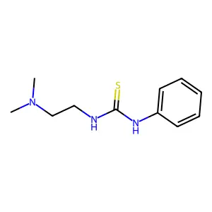 1-[2-(dimethylamino)ethyl]-3-phenylthiourea structure