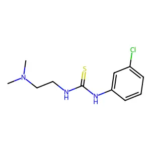 1-(3-chlorophenyl)-3-[2-(dimethylamino)ethyl]thiourea structure