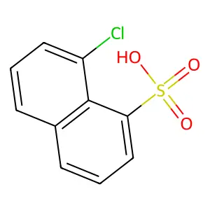 Compound C10H7ClO3S structure
