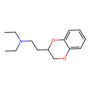 1,4-BENZODIOXAN, 2-(1-(DIETHYLAMINO)ETHYL)- structure