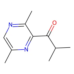 1-(3,6-dimethylpyrazin-2-yl)-2-methylpropan-1-one structure