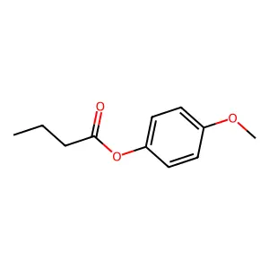 BUTYRIC ACID, p-METHOXYPHENYL ESTER structure