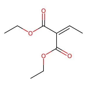 Diethyl ethylidenemalonate structure