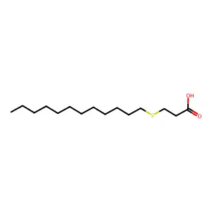 3-(Dodecylthio)propionic acid structure