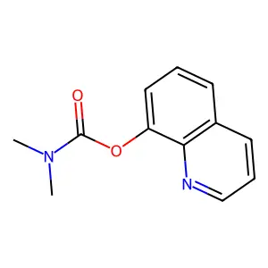 quinolin-8-yl N,N-dimethylcarbamate structure