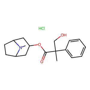 Levomepate hydrochloride structure