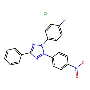 Iodonitrotetrazolium chloride structure