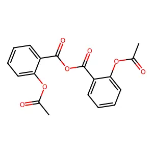 (2-acetyloxybenzoyl) 2-acetyloxybenzoate structure
