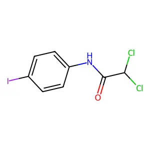 Compound C8H6Cl2INO structure