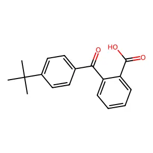 2-(4-tert-butylbenzoyl)benzoic acid structure