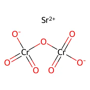 Strontium dichromate structure