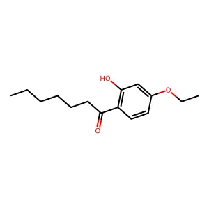 HEPTANOPHENONE, 4'-ETHOXY-2'-HYDROXY- structure