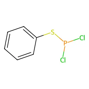Phosphorodichloridothious acid, phenyl ester structure
