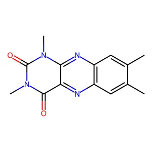 1,3,7,8-tetramethylbenzo[g]pteridine-2,4-dione structure