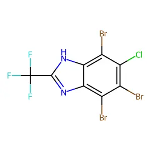 Compound C8HBr3ClF3N2 structure