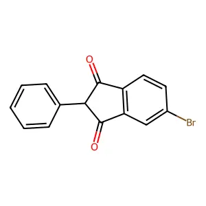 Isobromindione structure