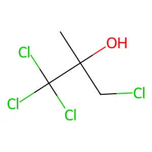 1,1,1,3-Tetrachloro-2-methyl-2-propanol structure