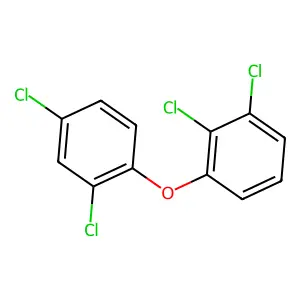 Compound C12H6Cl4O structure