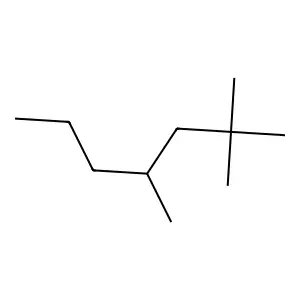 2,2,4-TRIMETHYLHEPTANE structure