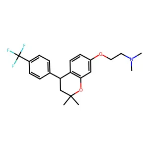 Compound C22H26F3NO2 structure