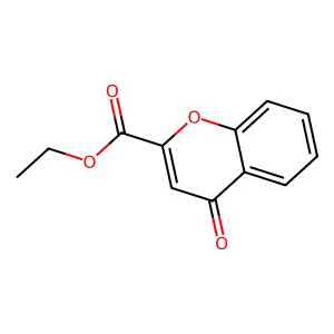 ethyl 4-oxochromene-2-carboxylate structure