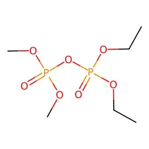 Dimethyl diethyl pyrophosphate structure