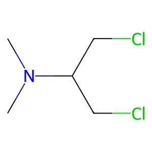 1,3-dichloro-N,N-dimethylpropan-2-amine structure