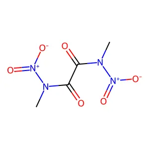 ETHANEDIAMIDE, N,N'-DIMETHYL-N,N'-DINITRO- structure