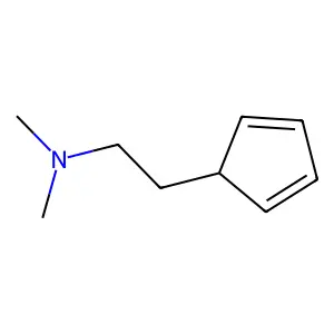 1,3-Cyclopentadiene, 5-[2-(dimethylamino)ethyl]- structure