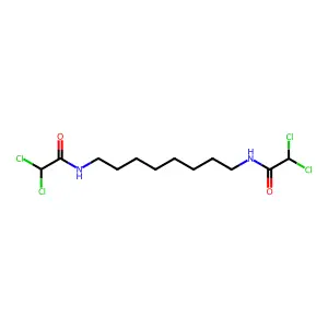 Compound C12H20Cl4N2O2 structure
